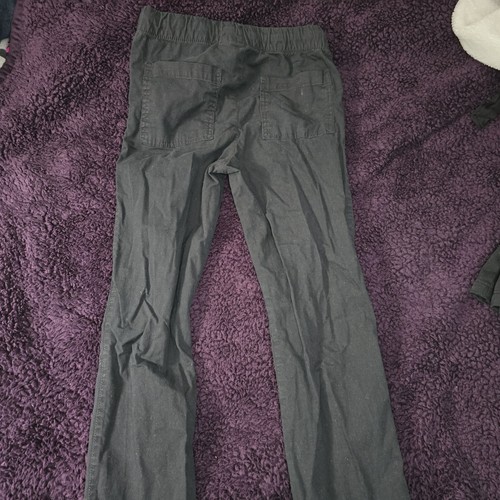 The Childrens Place Drawstring Pants-Boys 14- Black-casual,uniform - Picture 6 of 8