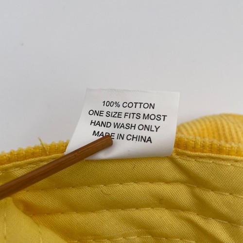Cappello Berretto Honey Nut Cheerios Uomo Giallo Velluto a coste Corda Baseball Snapback Cereali - Foto 7 di 7