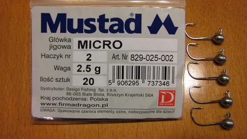 5 MUSTAD JIGKÖPFE MICRO Nr. 2 FÜR TWISTER HIT!!! Verschiedene 1,5g - 4,0g - Bild 3 von 4