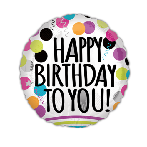 18inch Happy Birthday Round Celebration Party Decoration Foil Helium Balloon - Picture 7 of 18