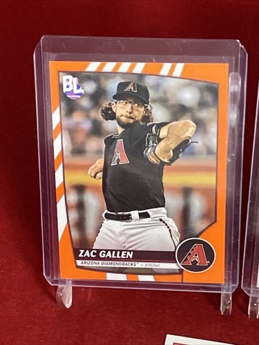 ZAC GALLEN SP RC Lot (5) Topps CHROME MOJO Orange LIME GREEN Optic DIAMONDBACKS - Bild 2 von 14