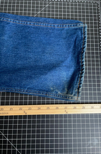 VTG Big Smith Straight Leg Jeans Men's 34 x 30 (Actual 32 x 29) Blue Scovill Zip - Picture 6 of 17