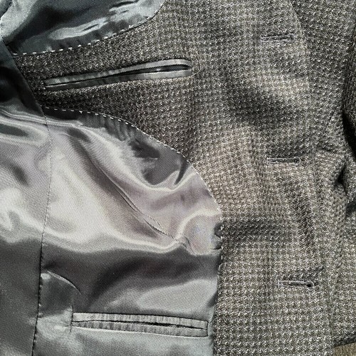 Gianfranco Ruffini Men's Herringbone Navy Sport Coat Blazer Wool 38 Reg - Picture 7 of 8