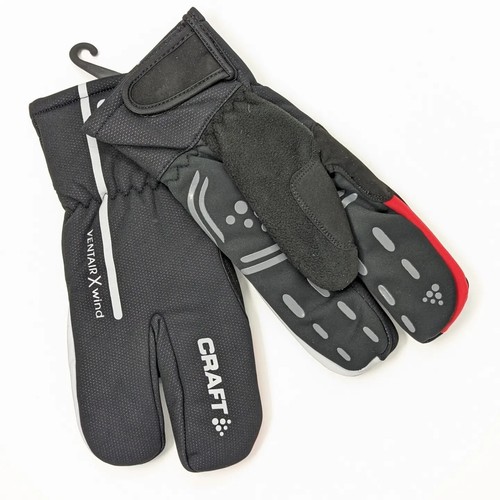 Craft Ventair X Wind Split Finger Handschuhe schwarz Fahrrad Radsport Herren Small