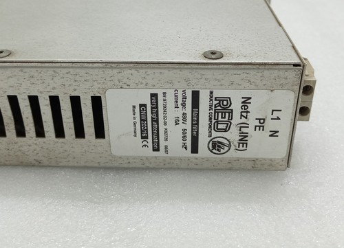 REO MAINS FILTER NETZ LINE FILTER CNW 202/16 480V 50/60 HZ 16A MADE IN GERMANY - Picture 2 of 8