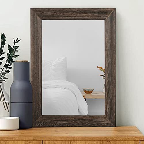 MWAZZLL Wall Mirror with Rustic Wood Frame Rectangle Assorted Sizes , Colors - Picture 36 of 70