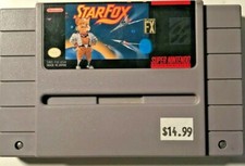 Star Fox (Super Nintendo Entertainment System, 1993): GAME CART ONLY: SNES Flyin