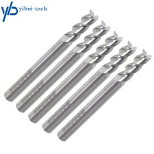 5 Pcs 3/16" 3 Flute Regular Carbide End Mill 2" Overall Length New