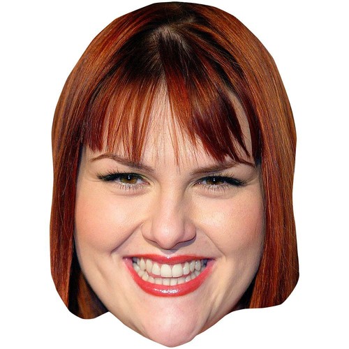 Sara Rue (Young) Celebrity Mask, Flat Card Face