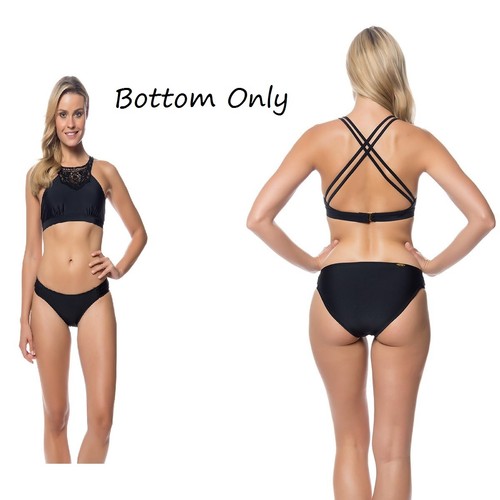 Jessica Simpson Side-Shirred Hipster Badehose 473769-J - Bild 1 von 3