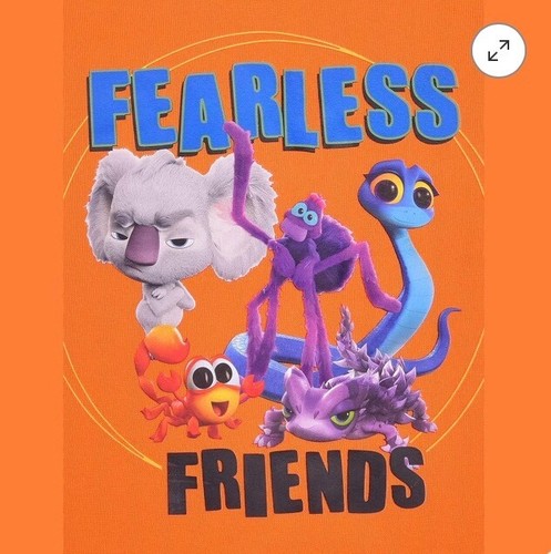 2 sets Back to the Outback Boy's Fearless Friends Graphic Hoodie Jacket, Size 5 - Picture 3 of 3
