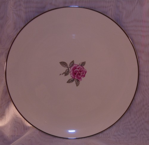 5 Piece place set Franciscan Pottery Fine China Encanto Rose Plate Cup Saucer - Picture 4 of 4