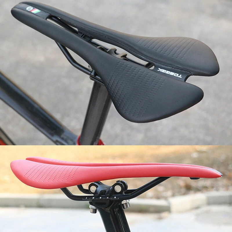 Sillín de asiento de bicicleta TOSEEK para MTB Sillines de bicicleta de carretera Sillines de carreras para bicicleta de montaña Foto 2 de 4