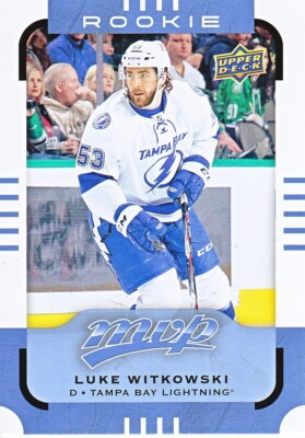 LUKE WITKOWSKI 2015-16 UPPER DECK MVP ROOKIE