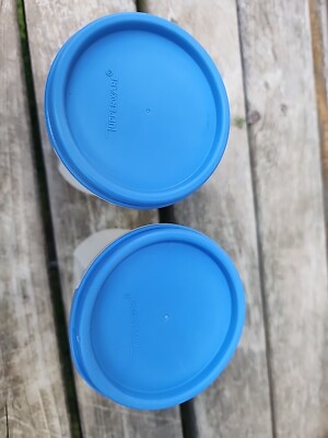 Tupperware Sheer Modular Mates Round 2 - 15 oz. #1606 red