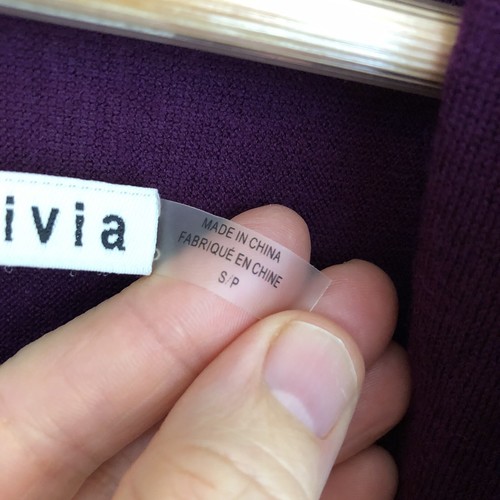 Alice + Olivia Purple Draped Cardigan Wool Cashmere Women’s Size Small Izzy - Picture 5 of 17