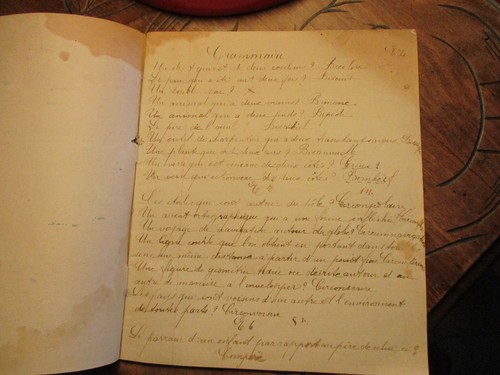 Très Ancien Cahier d'école " DANS L'INDE " Elephant Indien : Ecriture Ecolier - Imagen 3 de 9