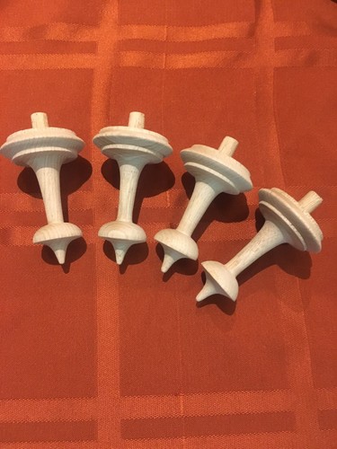 Railroad Cuckoo Clock Parts Finials (set of 4) See the measurements. - Picture 1 of 3