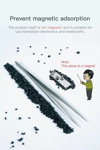 QianLi Mega Idea 0.10mm, 0.15mm, 00-SA, SS-SA, 7-SA Non Magnetic Tweezers - Picture 5 of 12