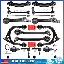 Front Upper & Lower Control Arm Tie Rod Suspension For 2005 - 2010 Chrysler 300