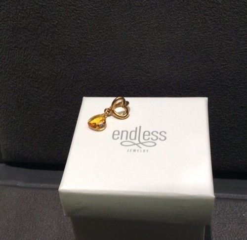 Endless Charm #53302-3 Citrin Herz Griff Tropfen - autorisierter Händler - 50 % Rabatt - Bild 2 von 3