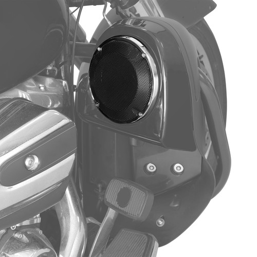 6.5" Saddlebag Lid Speaker Grill Cover Screws Fit For Harley Road Street Glide - Picture 11 of 11