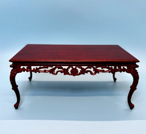 NOS 2003 Bespaq Fine Miniatures Furniture Somerset Geo Chinoiserie Dining Table - Picture 2 of 9
