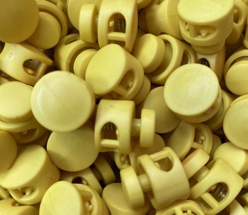 Metal spring plastic end stopper 4mm 6mm cord locks end toggles for face mask - Picture 6 of 9