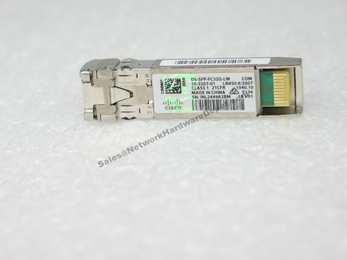 Cisco DS-SFP-FC32G-LW *HOLOGRAMME AUTHENTIQUE* Fibre Channel 32Gbps SFP + émetteur-récepteur - Photo 2/2