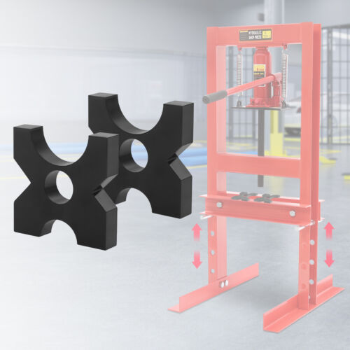 2* Black Press Plates H Frame Hydraulic Shop Press Plate 12.7*12.7cm Modern - Afbeelding 15 van 22