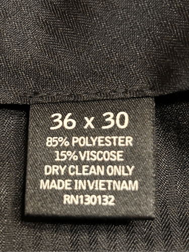 Pierre Cardin Gray Dress Pants Slacks 36x30 (4649) - Picture 7 of 8