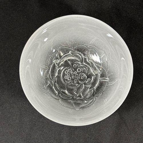 Littala Villiruusu Frosted Clear Bowl Set of 2 Alberto Churba - Picture 16 of 22
