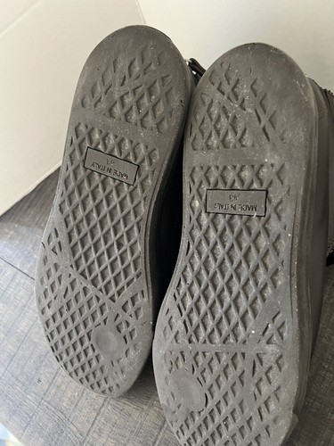 Giuseppe Zanotti Black-Out Matte Leather London Sneakers Men 43 EU 10 US - Picture 20 of 22