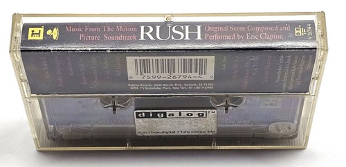 Rush Music From The Motion Picture Soundtrack Cassette Tape 1992 Blue Tape - Picture 11 of 12