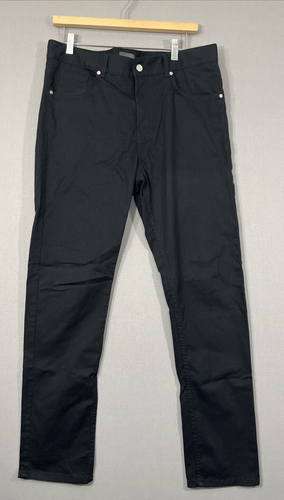 H&M Black Slim Fit Pants Womens Size 34 x 32 New with Tags