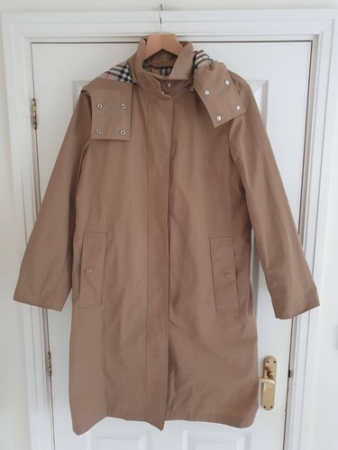 Burberry London abnehmbarer Automantel mit Kapuze Damengröße US 10/UK 12 sehr guter Zustand!