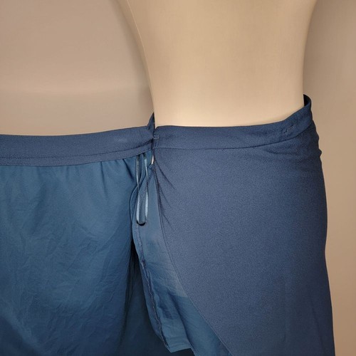 Reiss Wrap Midi Skirt Size 2 Blue - Picture 11 of 13