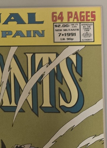 The New Mutants Annual #7 Mid Grade (1991 Marvel Comics) - Picture 4 of 7
