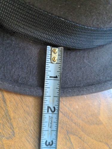 Sombrero Fedora De Fieltro Marrón Royal Stetson De Colección 7 3/8 Hale's Tienda Para Hombres - Imagen 13 de 14