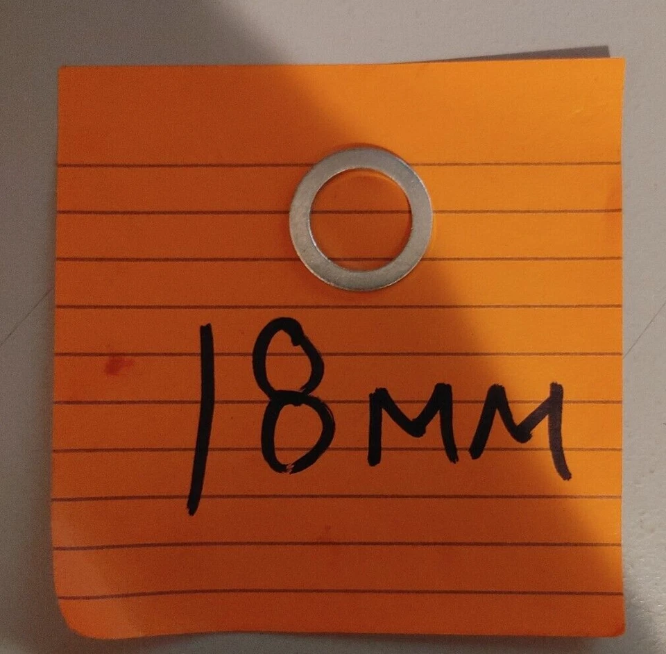 50 x Honda подлинный OEM коробка передач сливная пробка шайбы 18 мм 90471-PX4-000 новый - Изображение 3 из 3