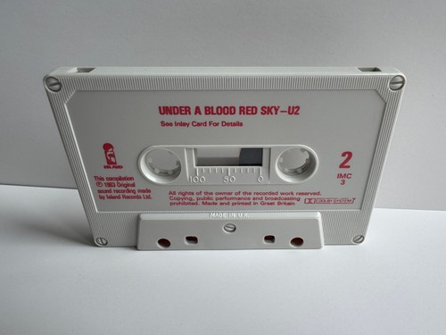 U2 - Under A Blood Red Sky (Island Records) Cassette Tape Album 1983 Original - Picture 7 of 7
