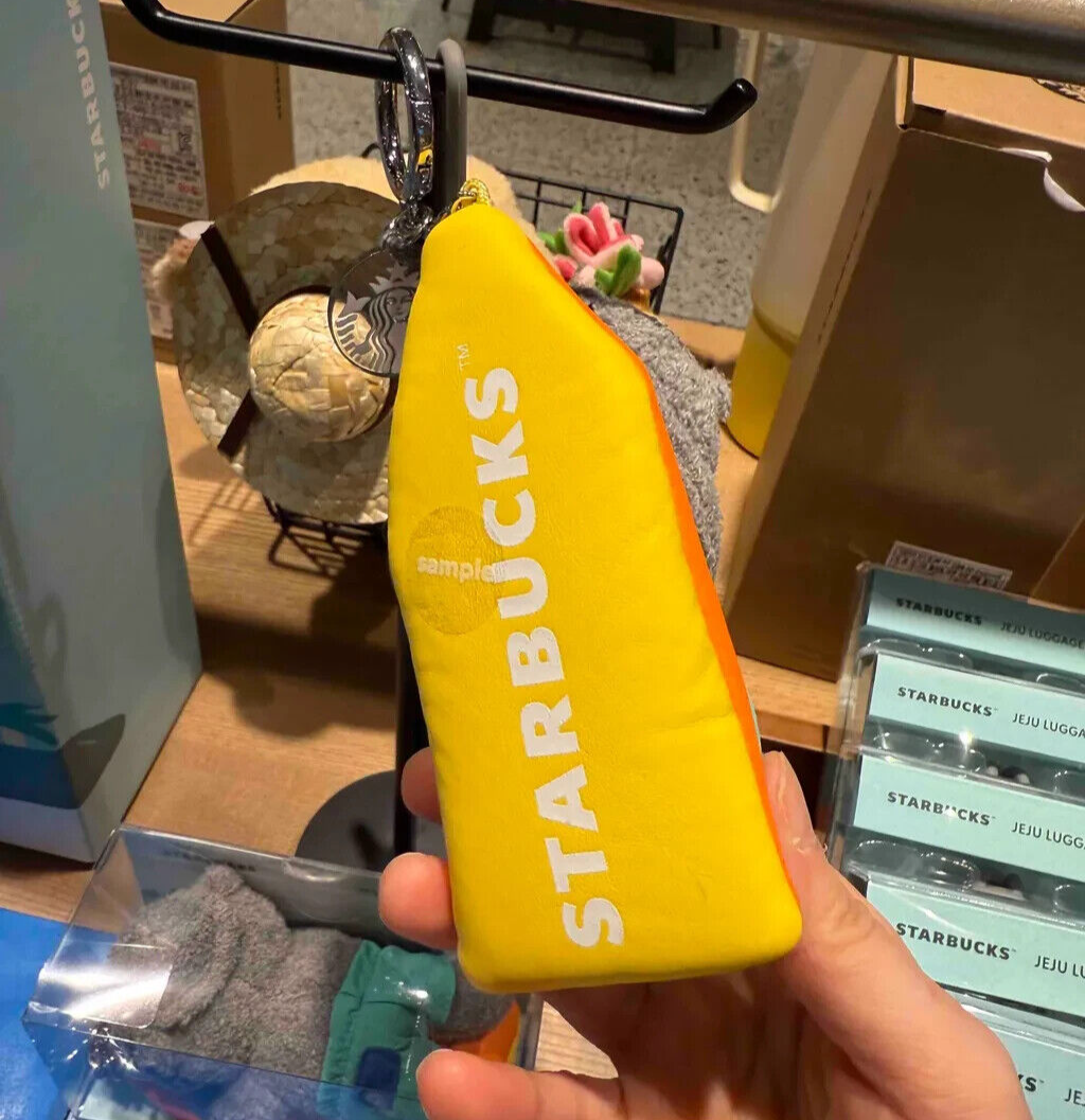 STARBUCKS Korea 2025 Jeju Surfing Hareubang Key Chain Stuffed Doll STARBUCKS Korea 2025 Jeju Surfing Hareubang Key Chain Stuffed Doll