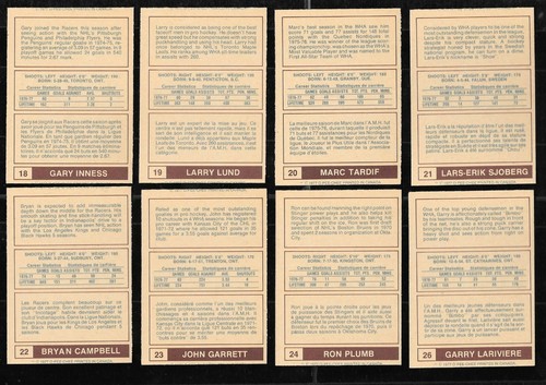 1977-78 OPC 77-78 O PEE CHEE WHA AMH HOCKEY CARD 1-66 & WRAPPER SEE LIST - Picture 49 of 139