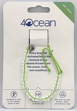 4Ocean Brand Bracelet Beaded Lime Sea Turtle ST18 NWT BOGO!