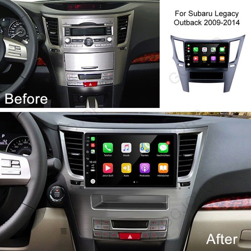 CarPlay Car Radio Stereo GPS For Subaru Outback Legacy 2009-2014 64G Android 15 - Picture 8 of 21