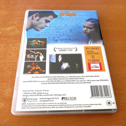 GIRLFIGHT ( DVD , Region 4 ) Michelle Rodriguez - Picture 2 of 2
