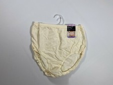 Womens Bali Moonlight Yellow Full Cut Fit Brief NEW NWT