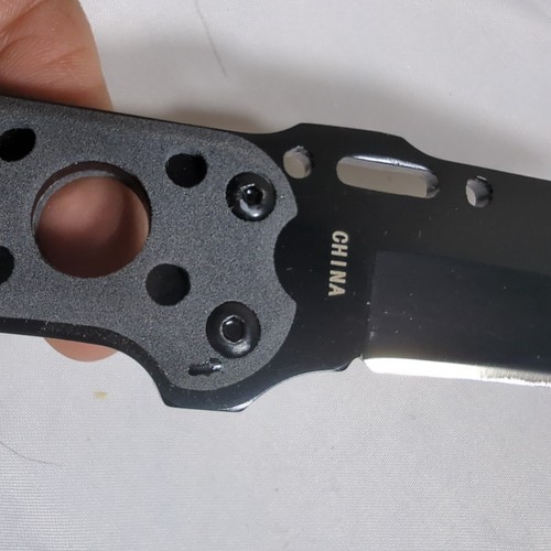 Frost Cutlery Tac Xtreme Fixed Knife 8in Stainless Steel Blade Black Handle - Picture 5 of 7