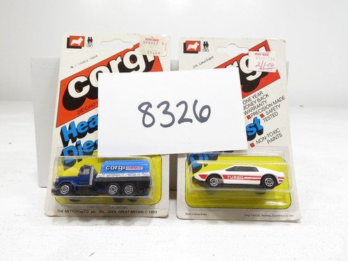 Corgi Junior J15/E177 Lot of 2 Vintage Heavy Die Cast Vehicles NIB 8326 - Bild 2 von 4