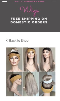 McKenna Wigs pony wig large (21-22 ) Premium Human Hair Wig